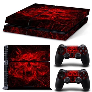 Sony PS4 Playstation 4 Skin Design Pegatinas Lámina Protectora Set - Vampire Skull 2 - Imagen 1 de 1