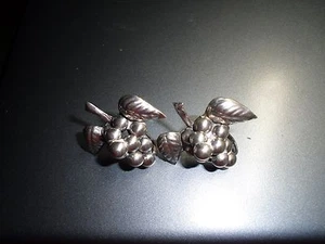 VINTAGE STERLINGSILBER OHRRINGE SCHRAUBVERSCHLUSS TRAUBE CLUSTER 925 OHRRINGE MEXIKO - Bild 1 von 7