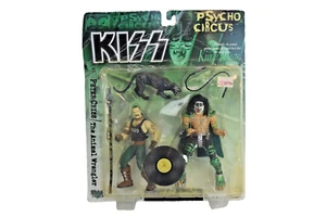 KISS Psycho Circus Action Figs PETER CRISS w/The Animal Wrangler -McFarlane 1998 - Picture 1 of 5