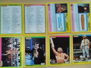 MERLIN WWF VINTAGE 1992 Wrestling Cards GOLD Series 2 full set VG Inc Check list