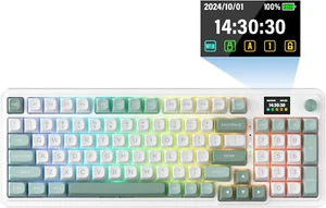 Redragon K719 Wireless Gasket Gaming Keyboard W/Hype Screen & Knob, 95 Keys Mech - Photo 1/12