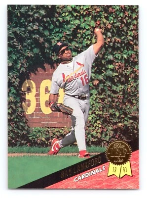 1993 Leaf - Ray Lankford #297 - Image 1 of 2