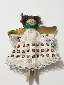 Schöner bestickter genähter Weihnachtsengel - Bild 1 von 3