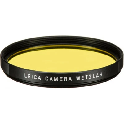 Genuine Leica Yellow Color Filter E49 Black #13073 - Image 1 of 2