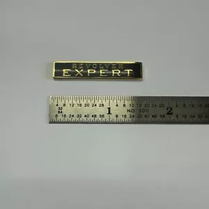Spilla REVOLVER EXPERT - Spilla e frizione - NUOVA - Smalto nero con oro made in USA - Foto 1 di 4