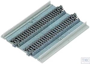 K20-022 Kato N Scale Double Wooden Sleeper Ground 124mm Straight Track (2) - Picture 1 of 1