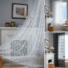 Boho Crochet Geometry Knitt Window Curtains Drape Sheer Curtain Room Home Decor