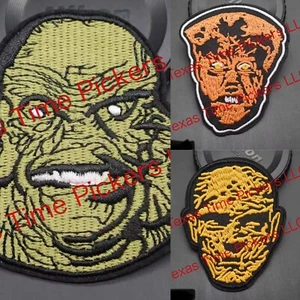 🔥SET 3 Vintage Horror Wolf-Man Mumie Kreatur Black Lagoon Monster Bügelbild Patch - Bild 1 von 13