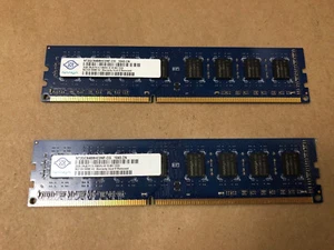 Memoria de escritorio/para PC Nanya 2 GB DDR3 1333 MHz PC3-10600 - 2 palos - Imagen 1 de 3