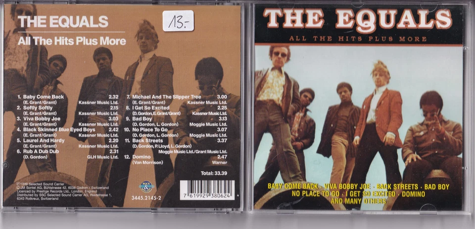 The Equals – All The Hits Plus More CD Prestige - Bild 1 von 1