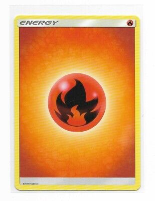 Fire Energy (2017 Unnumbered) Pokemon Sun & Moon Base Set NM/M