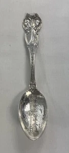 ST LOUIS MISSOURI LOUISIANA PURCHASE EXPO 1904 STERLING SILVER SOUVENIR SPOON - Picture 1 of 9