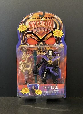 Skeleton Warriors Grimskull Action Figure Vintage 1994 Playmates Toy Never open - Image 1 of 4