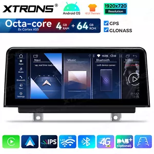 10.25" Android14 Car GPS Stereo 4+64GB For BMW 3/4er F30 F31 F32 F33 F34 F36 NBT - Picture 1 of 20