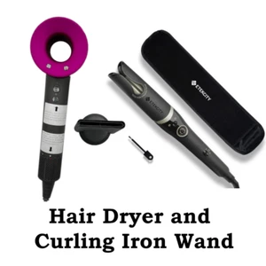Dyson Supersonic Hair Dryer and Etekcity Automatic Curling Iron Wand - Picture 1 of 3