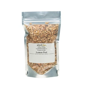 Organic Chopped Lemon Peel - Picture 1 of 11