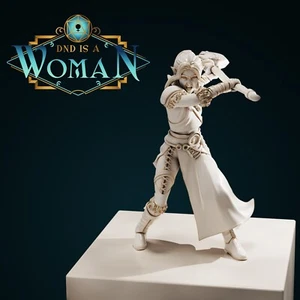 Elf Barbarian - Dahana Willowspirit | DND is a Woman | 75mm - Picture 1 of 3