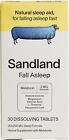 Sandland Fall Asleep Plus Melatonin, Natural Daily Sleep Supplement, 30 Dissolvi