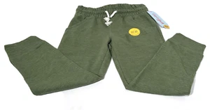 Cat & Jack Boys Pants Stretch with Drawstring Size XS(4/5) Dark Green Army - Picture 1 of 5