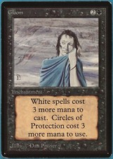 Gloom Beta PLD Black Uncommon MAGIC THE GATHERING MTG CARD (ID# 235528) ABUGames