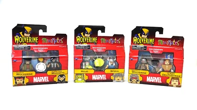 Wolverine Minimates Juego de 3 Juguetes R Us Exclusivo Foto 1 de 4