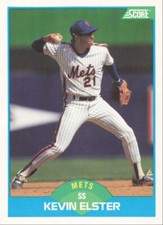 1989 Score Baseball Kevin Elster New York Mets #130