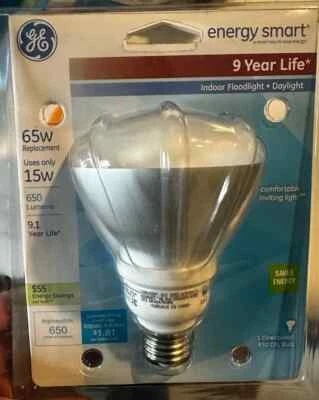 GE Indoor Floodlight 65 Watt Medium Base 650 Lumen Soft White R30 - Image 1 of 2