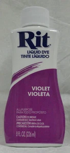 RIT All Purpose Liquid Fabric Dye 236ml (8 FL OZ) VIOLET - Picture 1 of 2