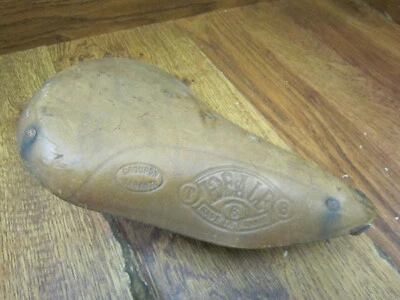 SILLÍN SUSPENSIÓN REMACHADO CUERO TOSTADO IDEAL TB 6 ORIGINAL VINTAGE  Foto 1 de 4