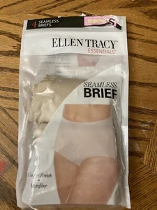 ELLEN TRACY ESSENTIALS Size Small/5 Three-Pack Seamless Brief-Neutral NWT! - Picture 1 of 2