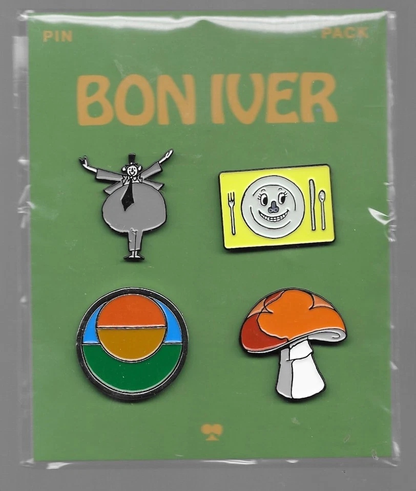 BON IVER - pin set - sealed - Bild 1 von 1