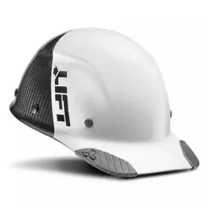Tapa de fibra de carbono Lift Safety DAX 50/50 ala blanca/negra HDC50C-19WC nueva - Imagen 1 de 8
