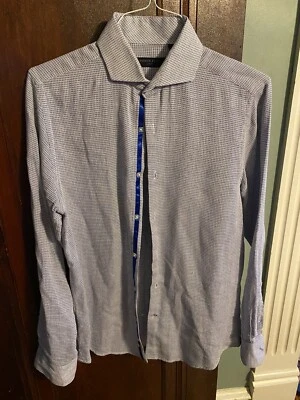 Camisa de vestir para hombre Andrew Fezza calce ajustado Foto 1 de 3