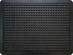 Bubble Dot Black Anti Fatigue Doormat Indoor Outdoor Entrance Mats 45cm x 75cm - Picture 1 of 1
