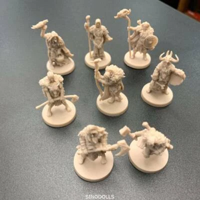 Random 6PCS Clan Warriors Blood Rage Board Game 5th Player Miniatures DND TRPG - Image 1 of 4