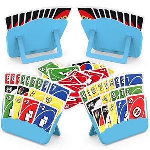 Card Holders for Playing Cards - 4 Pack Playing Card Holder with Foldable Sta... - Picture 1 of 7