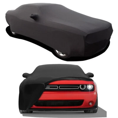 Cubierta de coche elástica suave interior para Dodge Challenger Charger a prueba de arañazos polvo A+ Foto 1 de 4