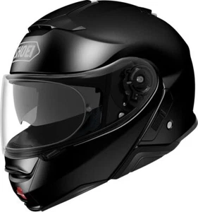 Shoei Casco Modulare In Fibra Aim Neotec II Colore Nero Lucido Varie Taglie - Foto 1 di 1