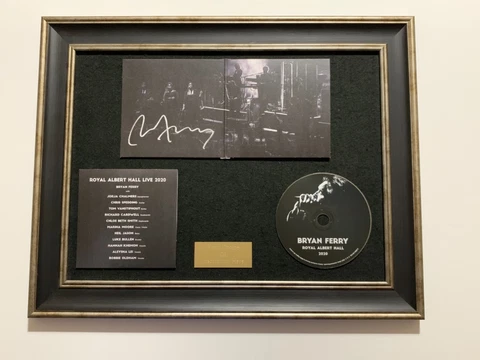 SIGNED/AUTOGRAPHED BRYAN FERRY - ROYAL ALBERT HALL 2020 FRAMED CD PRESENTATION Cover