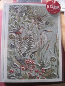 Tarjetas de Navidad de vacaciones The Art File London en blanco dentro del Reino Unido nuevas - Imagen 1 de 2