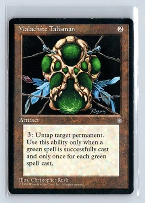 (4x) MALACHITE TALISMAN – MTG Magic the Gathering Card – Ice Age – Uncommon - Image 1 of 4