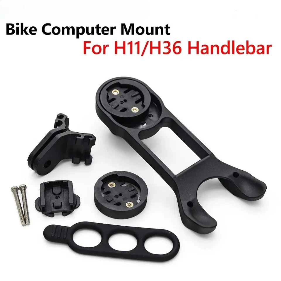 Integrated Handlebar Computer Mount Stopwatch for Garmin Bryton Cateye GoPro - Image 1 of 4