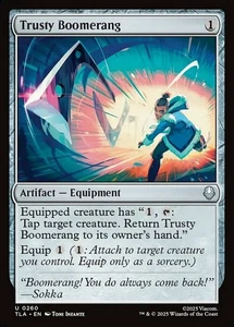 x4 Trusty Boomerang U MTG Avatar: The Last Airbender M/NM, English - Picture 1 of 1