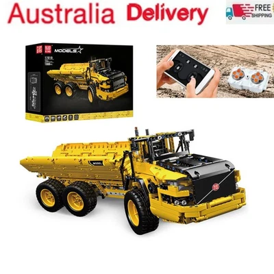 Mould King Dump Truck Engineering Vehicle Building Block Remote Control Kid Gift - Image 1 of 4