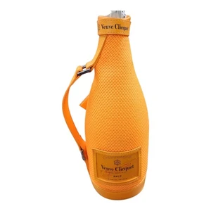 Veuve Clicquot Champagne Giacca Ghiaccio Portabottiglie Portabottiglie Coozie Arancione Nuovo con etichette - Foto 1 di 6