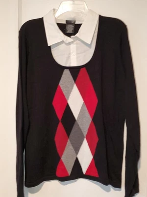 Top grande East 5th multicolor #537 nuevo sin etiquetas Foto 1 de 3