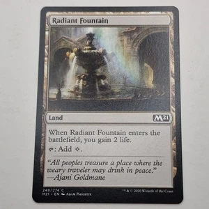 MTG: Radiant Fountain 248/274 - M21 Core Set 2021 Land Common (2) - Bild 1 von 6