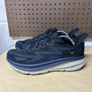 Sneakers Hoka Clifton 9 uomo blu scuro taglia 12 D corsa passeggio - Foto 1 di 9