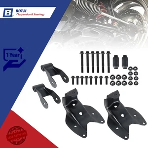 2* Rearward Leaf Spring Shackle & Bracket Hanger Set LH & RH Side For F150 F250 - Picture 1 of 10