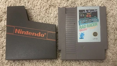 Rad Racer (Nintendo Entertainment System, 1987) NES Cartridge w/ Sleeve - Image 1 of 4